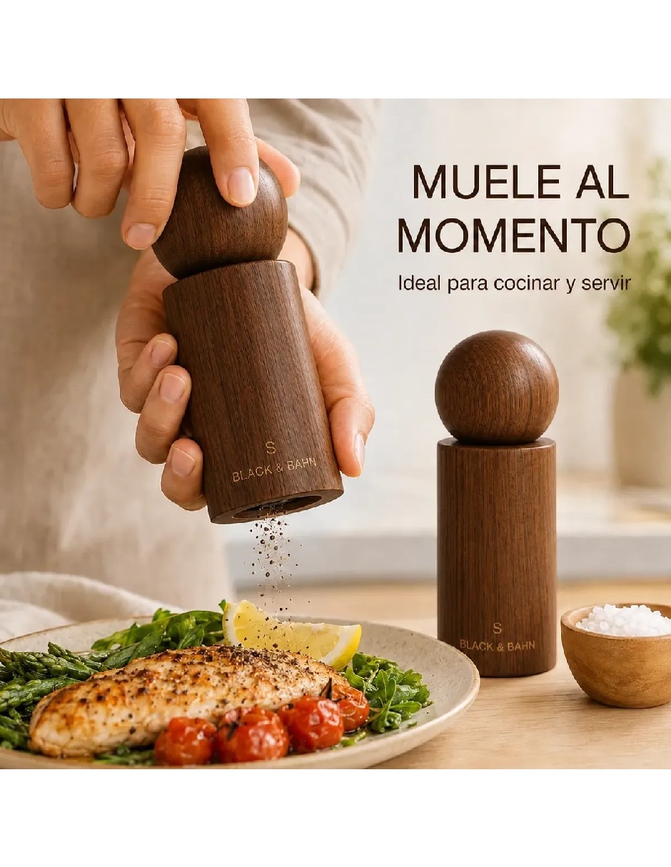 Molino para pimienta de Madera 3