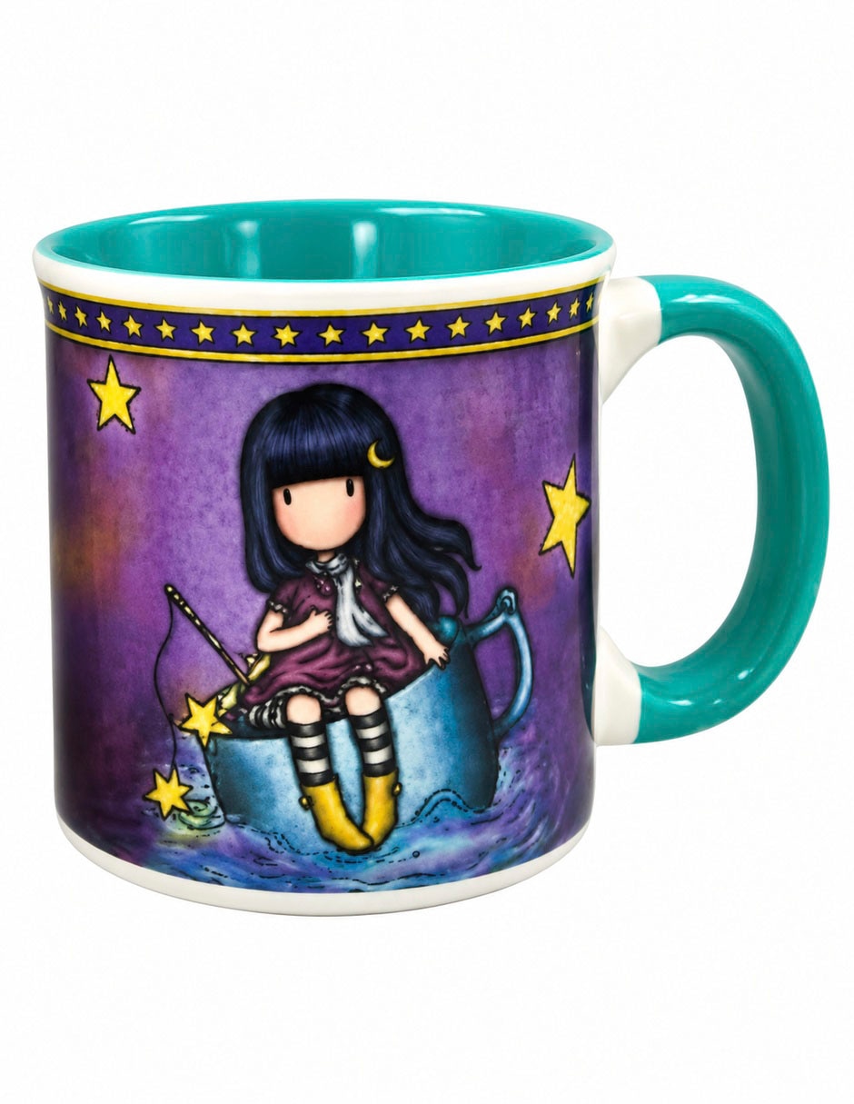 Taza/Set de tazas/Taza con difusor Redonda Paisaje Taza de Porcelana Maki Home Gorjuss Santoro London 480 ml 16 oz con Asa 1 pieza piezas