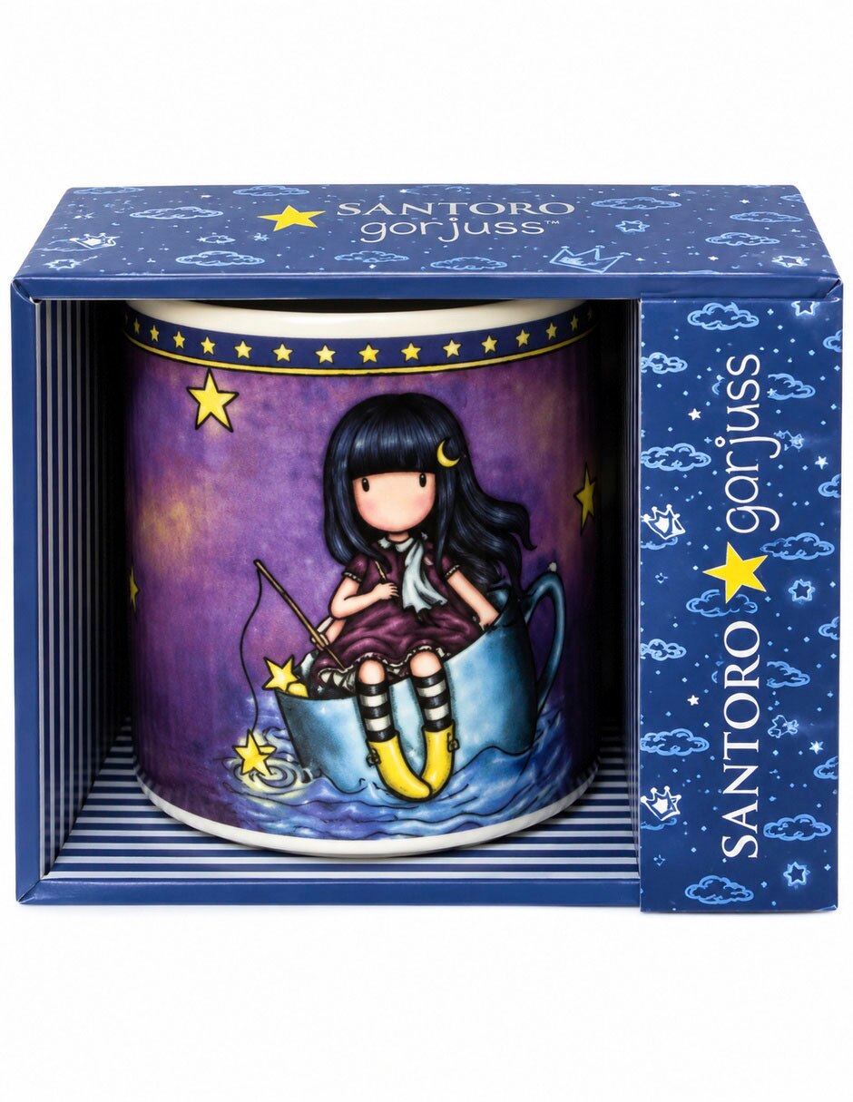 Taza/Set de tazas/Taza con difusor Redonda Paisaje Taza de Porcelana Maki Home Gorjuss Santoro London 480 ml 16 oz con Asa 1 pieza piezas 3