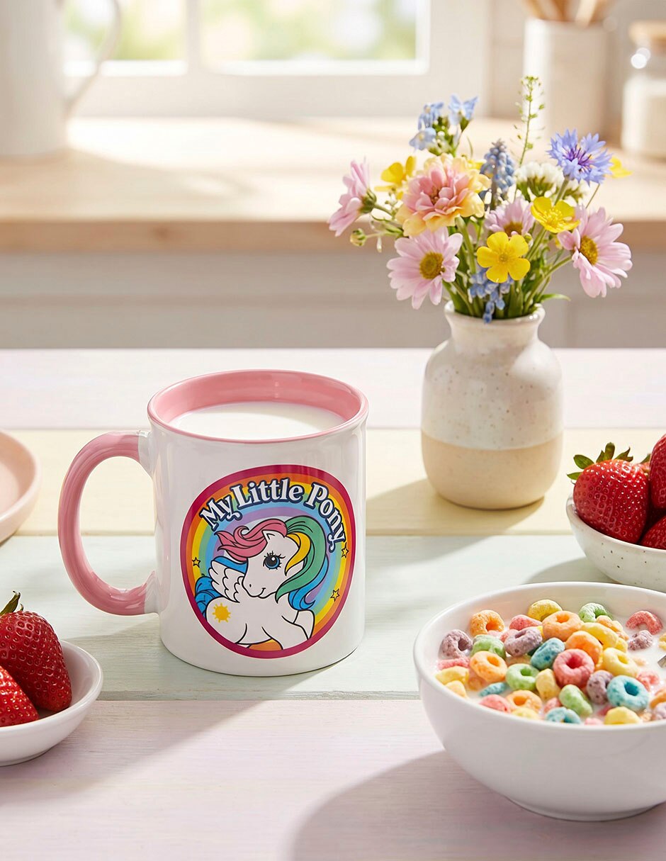 Taza/Set de tazas/Taza con difusor Redonda My Little Pony Taza de Porcelana Maki Home My Little Pony 480 ml 16 oz con Asa 1 pieza piezas 2