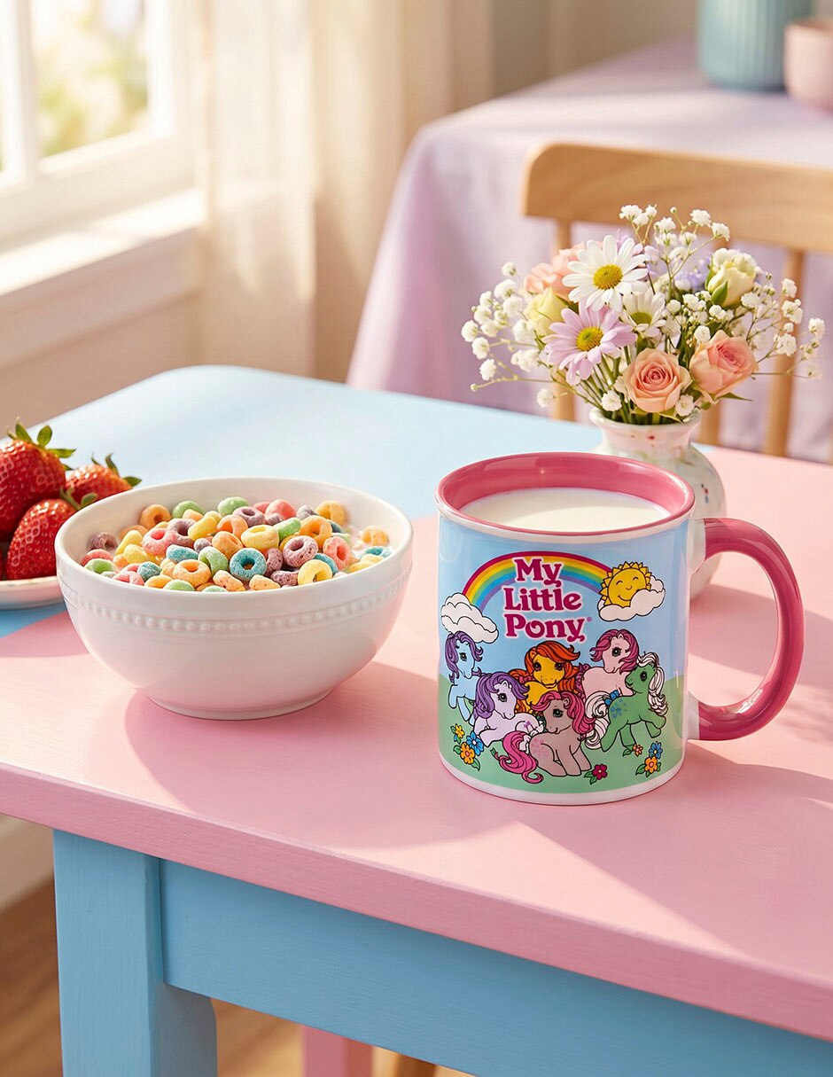 Taza/Set de tazas/Taza con difusor Redonda My Little Pony Taza de Porcelana Maki Home My Little Pony 480 ml 16 oz con Asa 1 pieza piezas 2