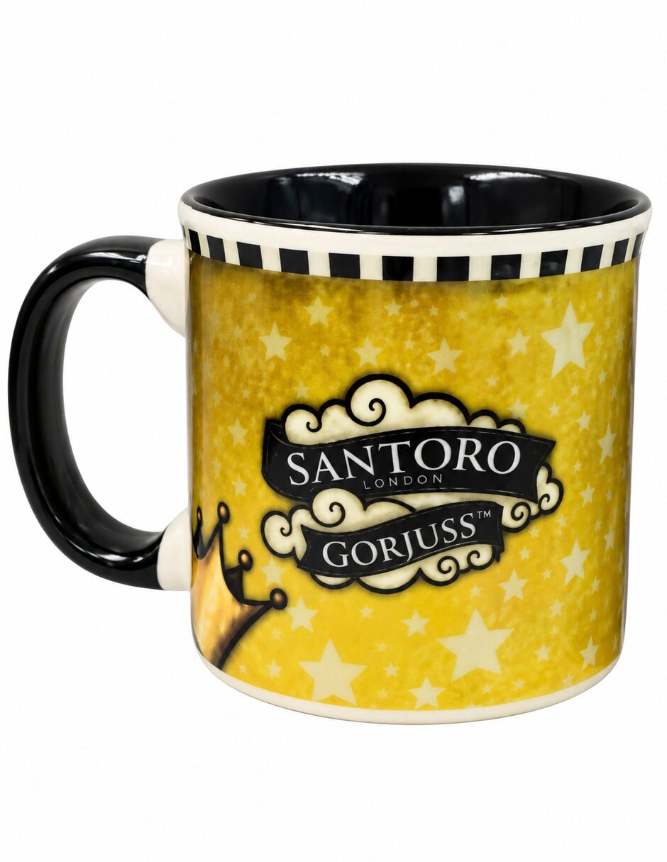 Taza/Set de tazas/Taza con difusor Redonda Princesas Taza de Porcelana Maki Home Gorjuss Santoro London 480 ml 16 oz con Asa 1 pieza piezas 3