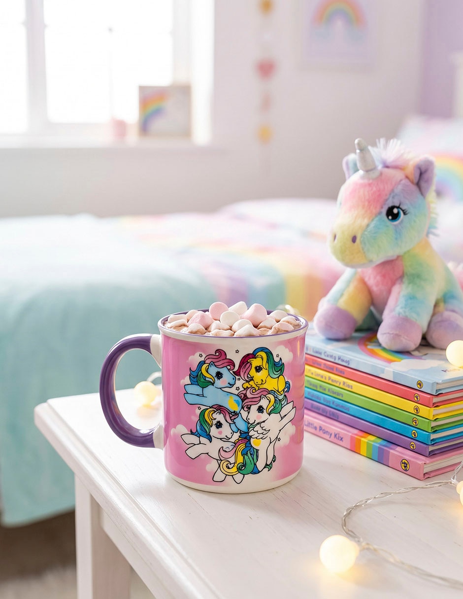 Taza/Set de tazas/Taza con difusor Redonda My Little Pony Taza de Porcelana Maki Home My Little Pony 480 ml 16 oz con Asa 1 pieza piezas 2