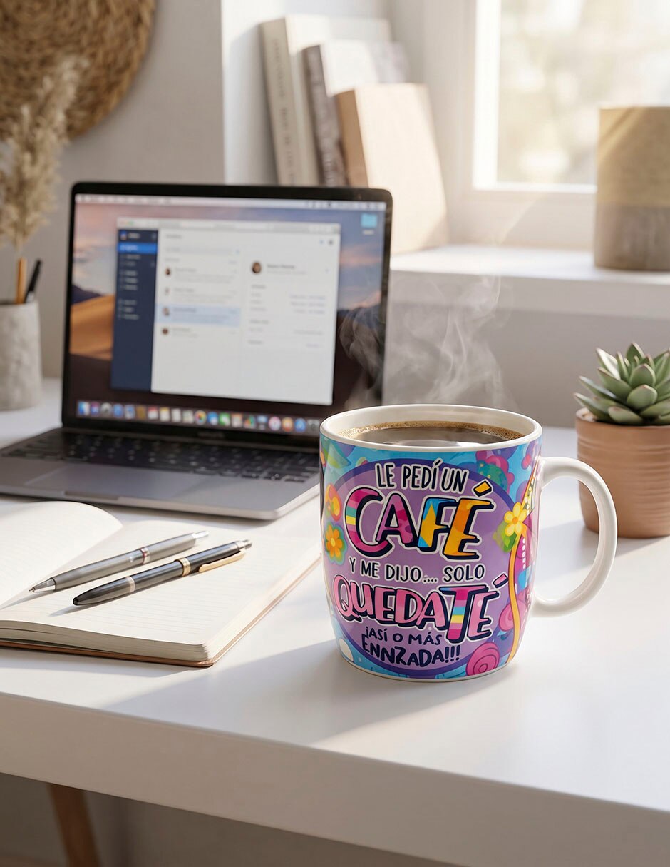 Taza/Set de tazas/Taza con difusor Redonda Sirena Taza de Porcelana Maki Home 360 ml 12 oz Distroller 1 pieza piezas 2