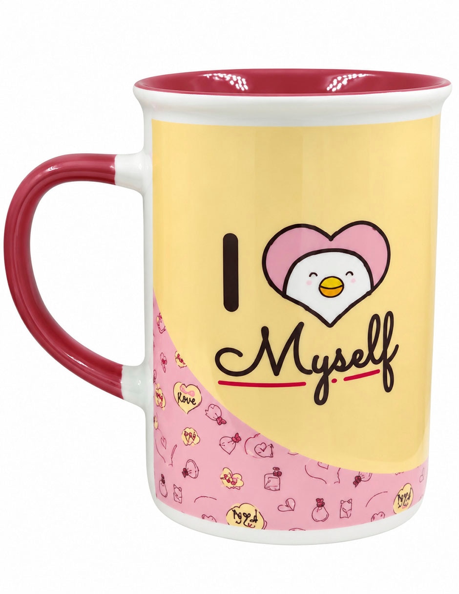 Taza redonda pollito