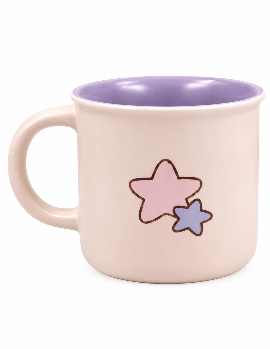 Taza redonda arcoíris 2