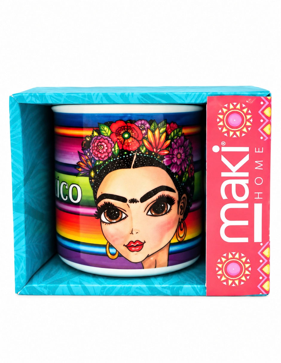 Taza/Set de tazas/Taza con difusor Redonda Frida Kahlo 1 pieza piezas 3