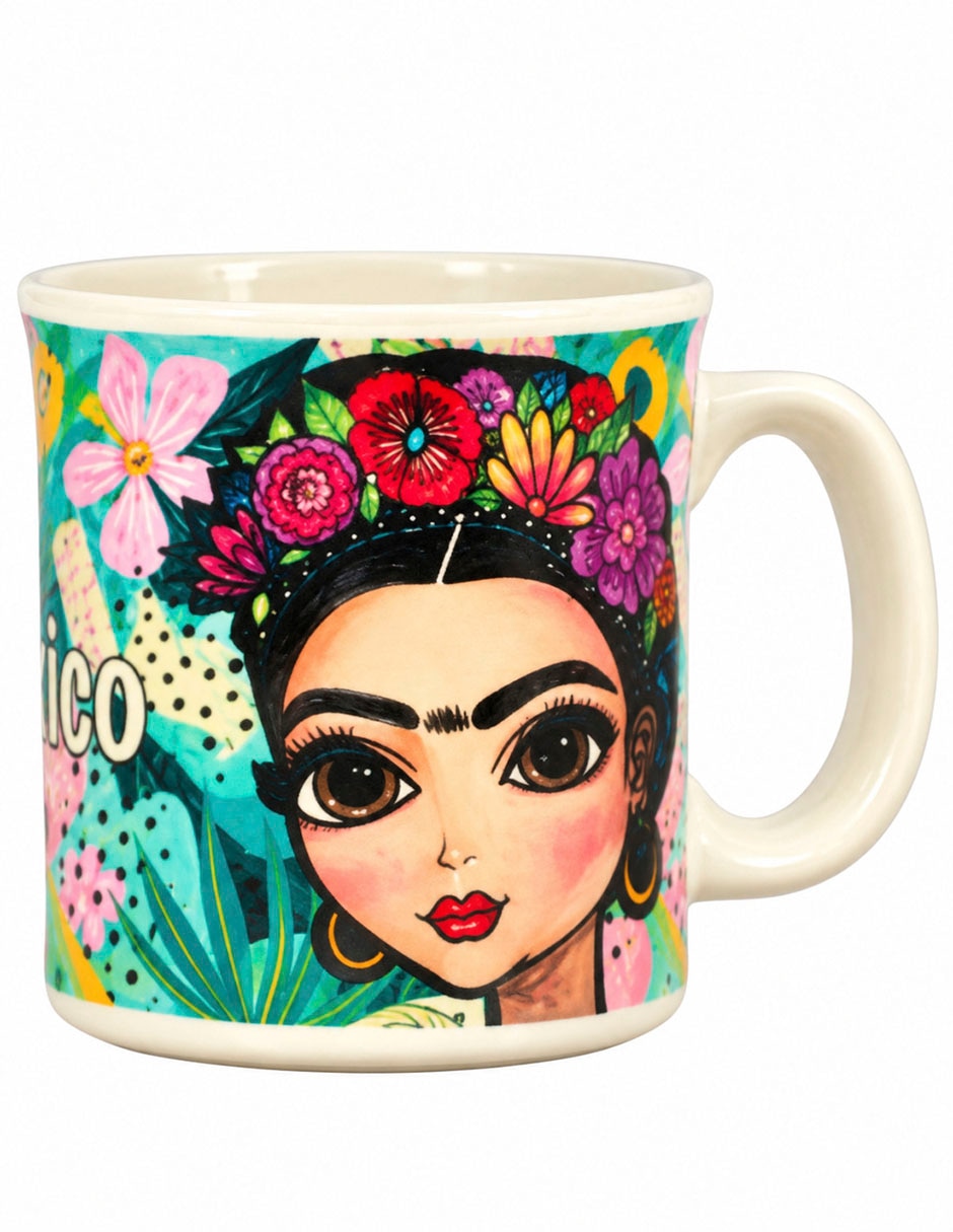 Taza/Set de tazas/Taza con difusor Redonda Frida Kahlo 1 pieza piezas Taza/Set de tazas/Taza con difusor Redonda Frida Kahlo 1 pieza piezas