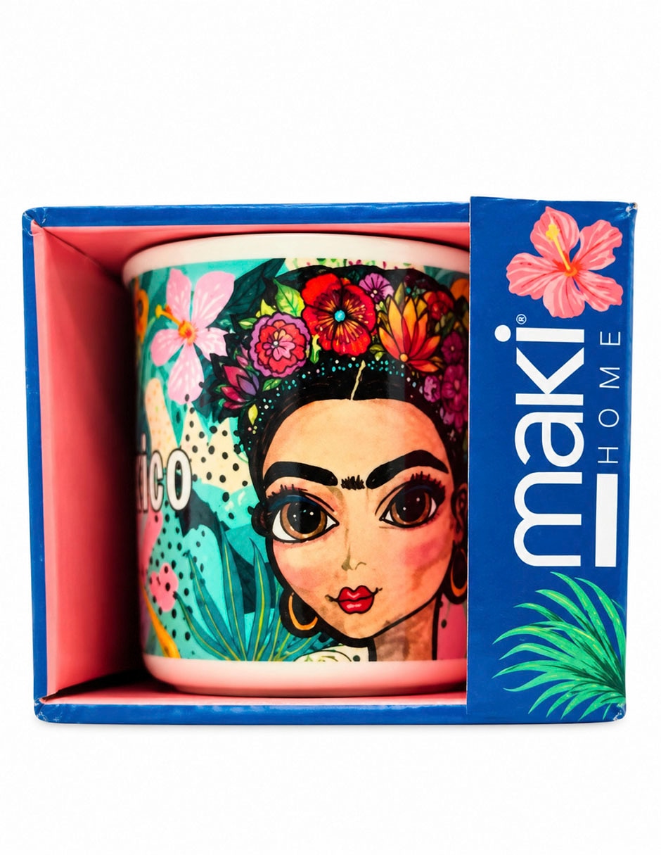 Taza/Set de tazas/Taza con difusor Redonda Frida Kahlo 1 pieza piezas 3