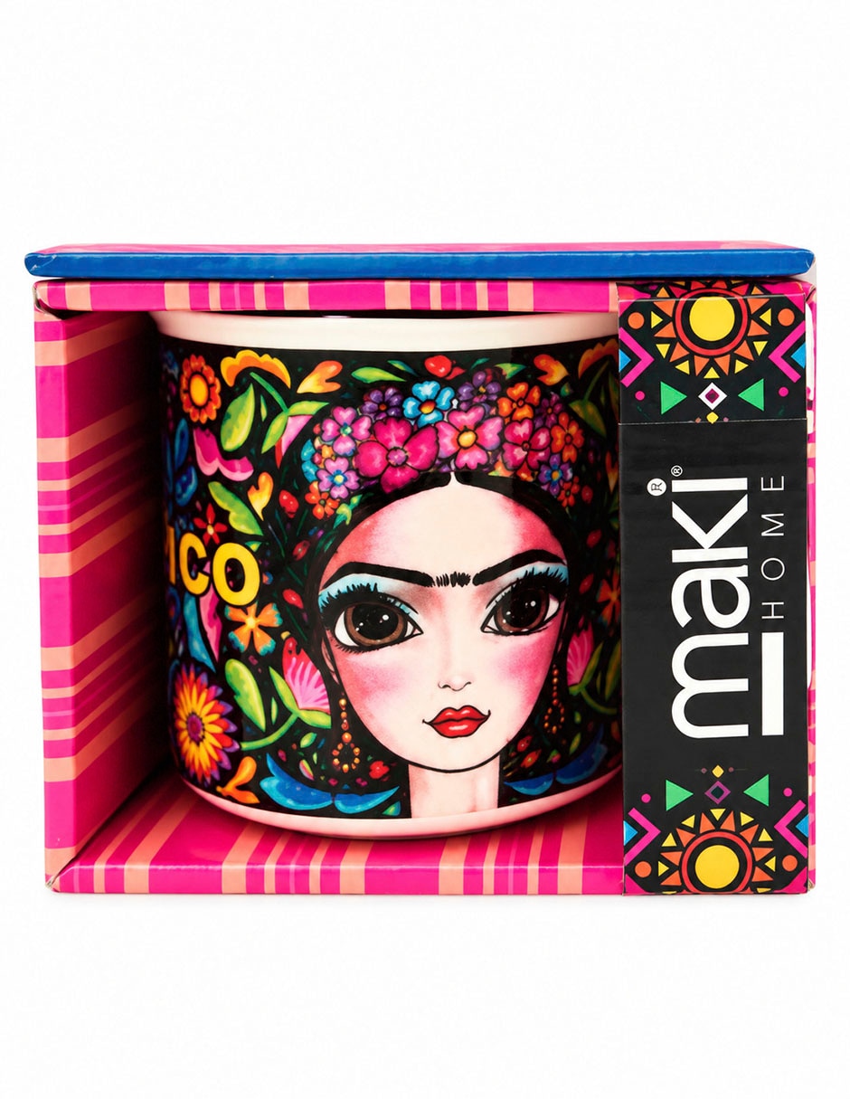 Taza/Set de tazas/Taza con difusor Redonda Frida Kahlo 1 pieza piezas 2