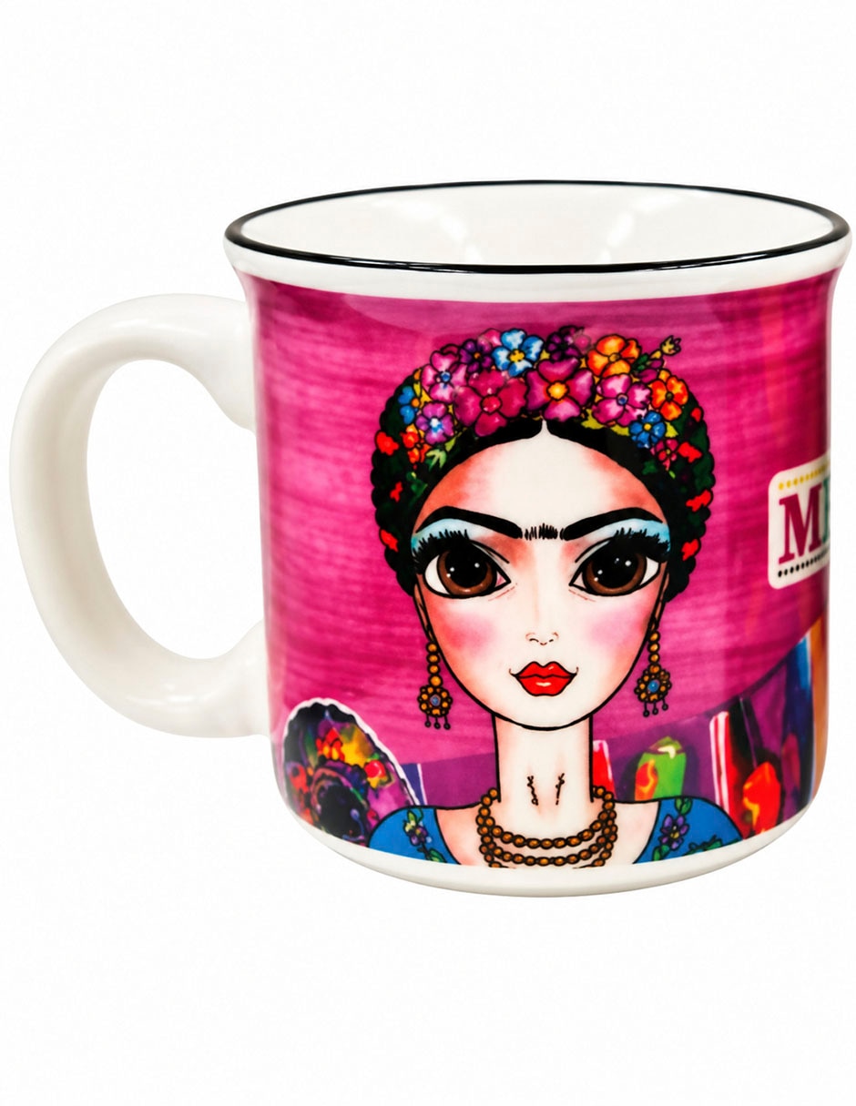 Taza/Set de tazas/Taza con difusor Redonda Frida Kahlo 1 pieza piezas Taza/Set de tazas/Taza con difusor Redonda Frida Kahlo 1 pieza piezas