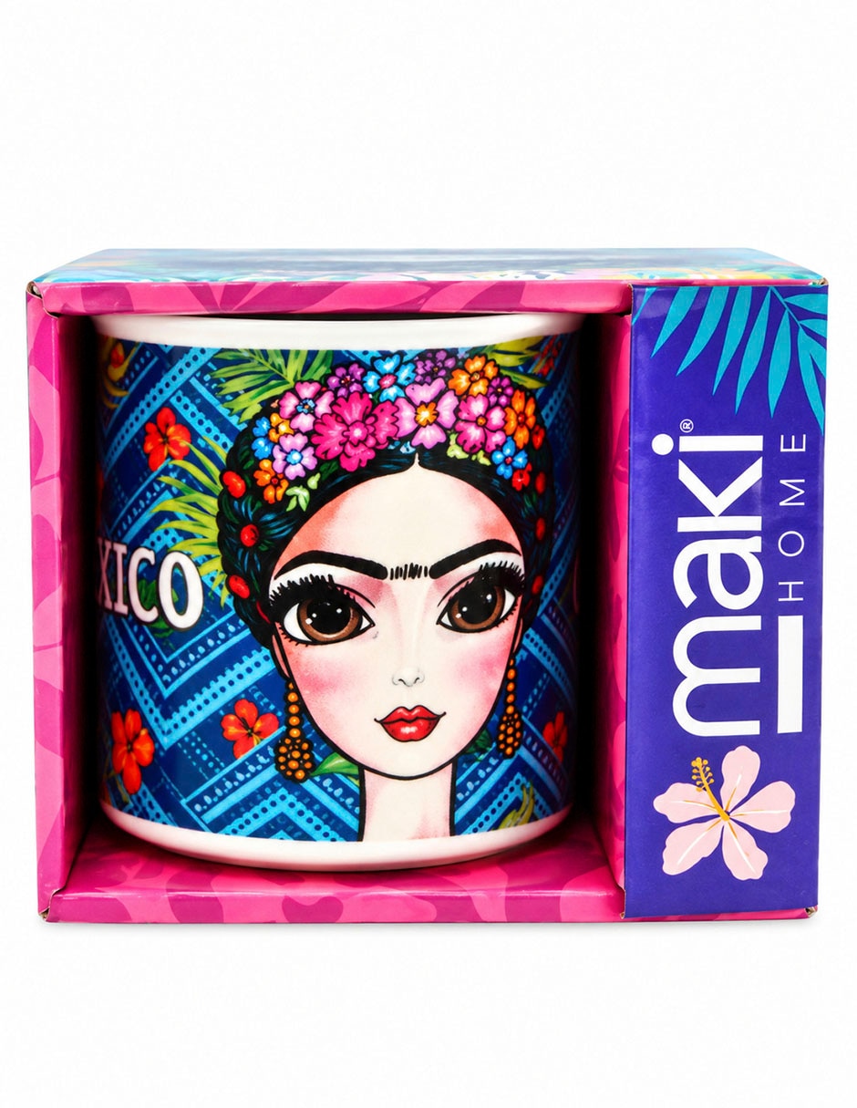 Taza/Set de tazas/Taza con difusor Redonda Frida Kahlo 1 pieza piezas 3