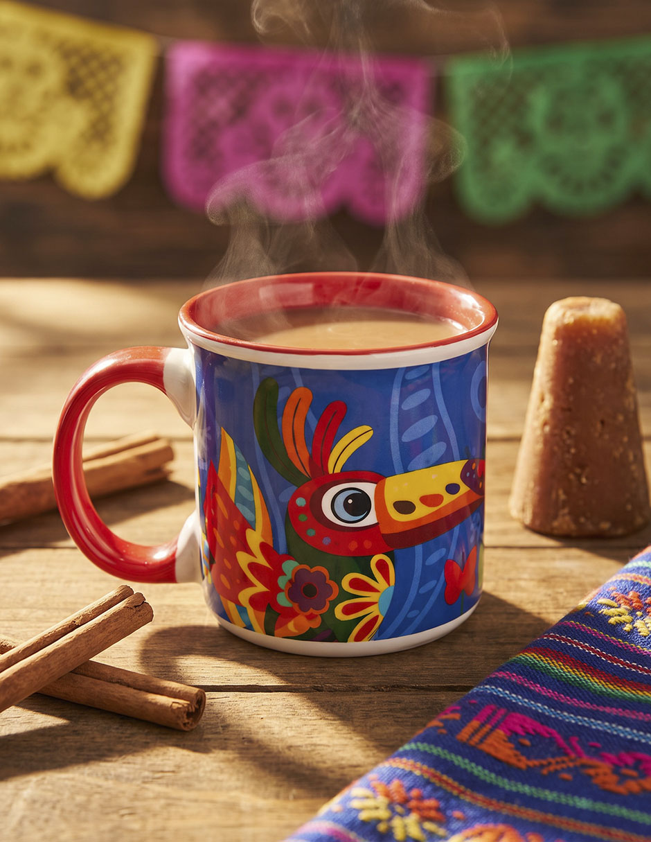 Taza/Set de tazas/Taza con difusor Redonda Alebrijes 1 pieza piezas 3
