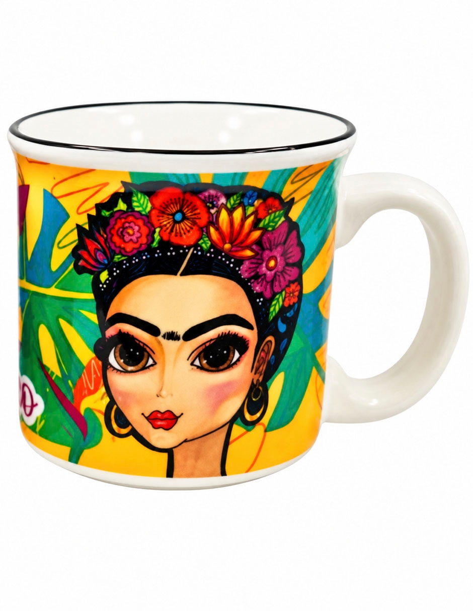 Taza/Set de tazas/Taza con difusor Redonda Frida Kahlo 1 pieza piezas Taza/Set de tazas/Taza con difusor Redonda Frida Kahlo 1 pieza piezas