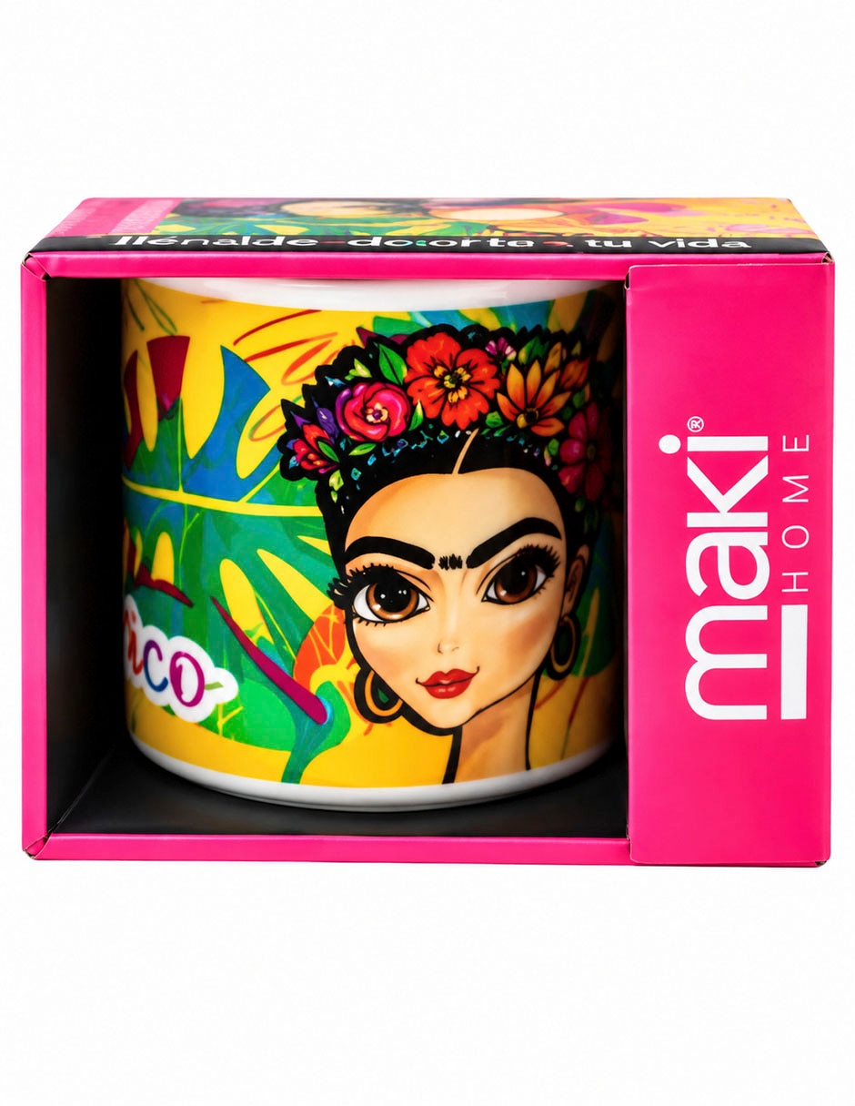 Taza/Set de tazas/Taza con difusor Redonda Frida Kahlo 1 pieza piezas 2