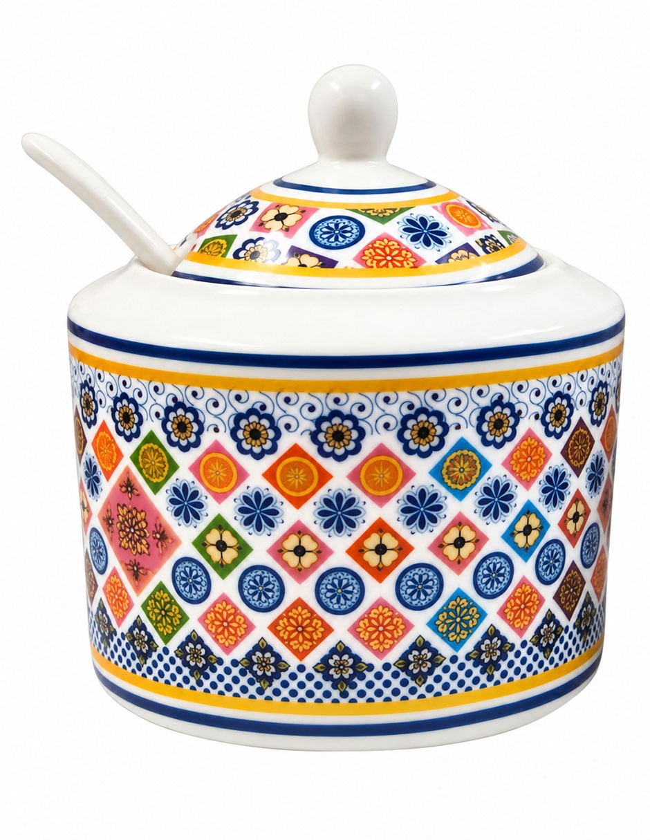 Set Azucarera/Azucarera de Porcelana Set Azucarera/Azucarera de Porcelana