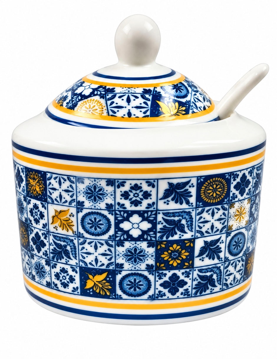 Set Azucarera/Azucarera de Porcelana Set Azucarera/Azucarera de Porcelana