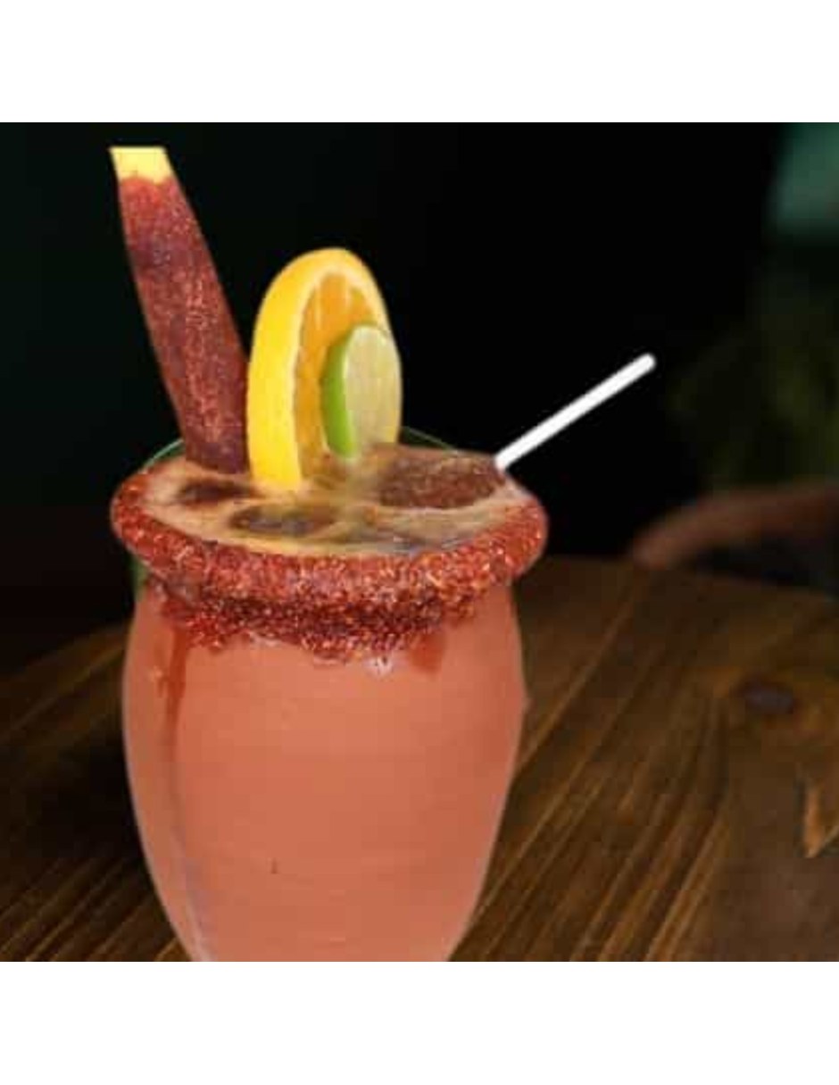 Vaso Tequilero de Arcilla roja con Individual piezas 5