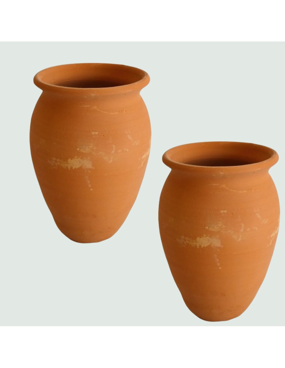 Vaso Tequilero de Arcilla roja con Individual piezas 8
