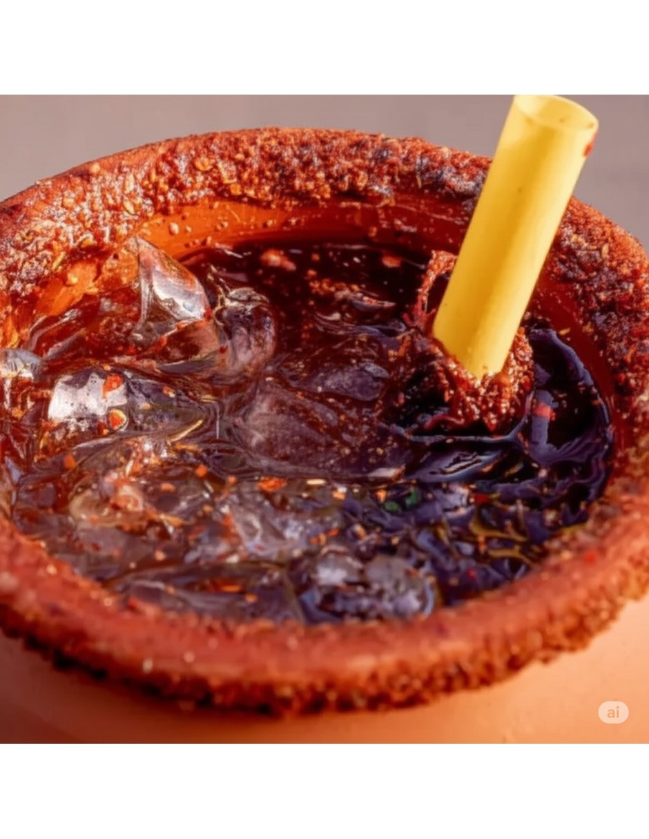 Vaso Tequilero de Arcilla roja con 15 piezas piezas 11