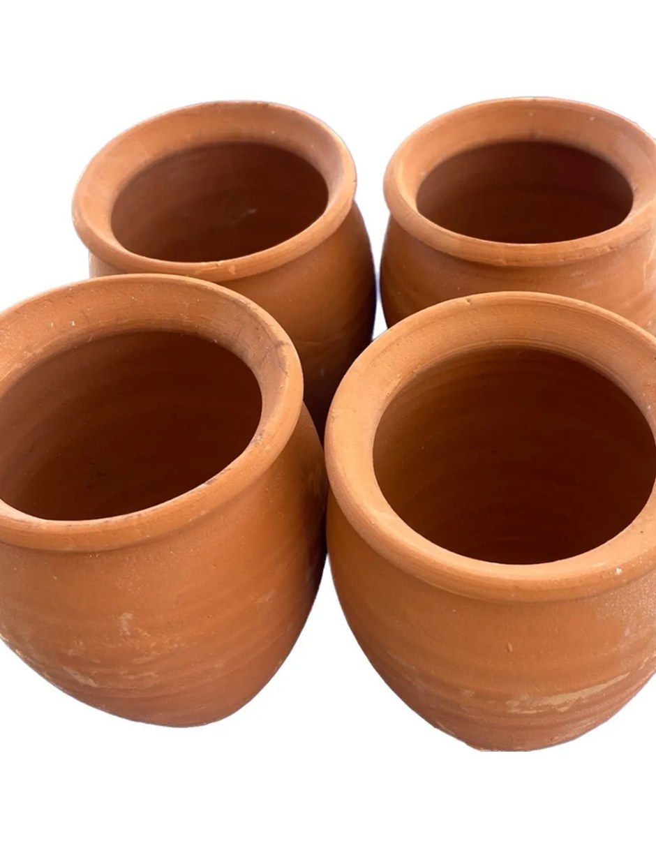 Vaso Tequilero de Arcilla roja con 15 piezas piezas 2
