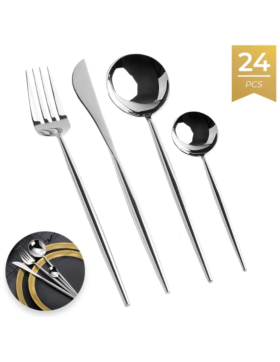 Set cubiertos 24 piezas 3