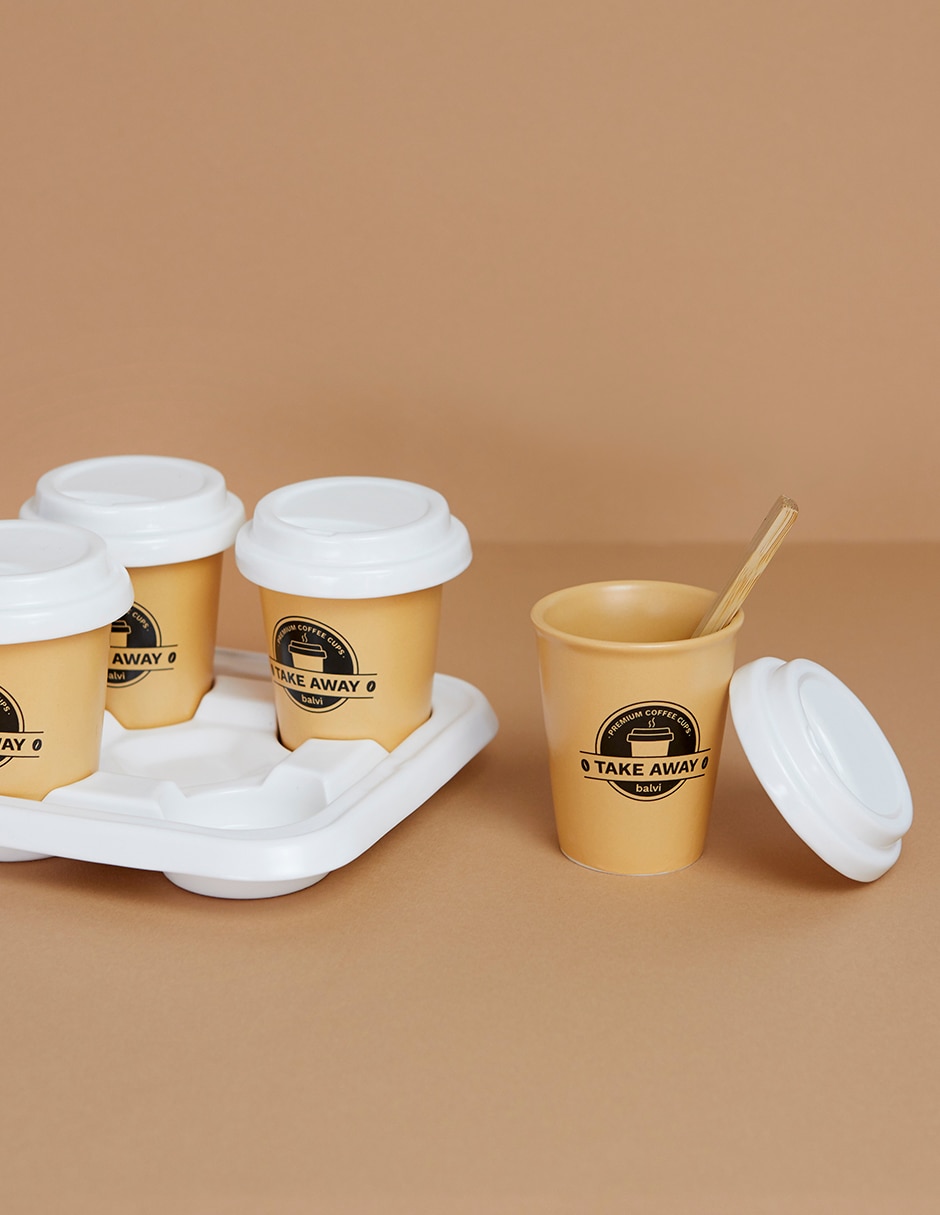 Taza con tapa 4 piezas 5
