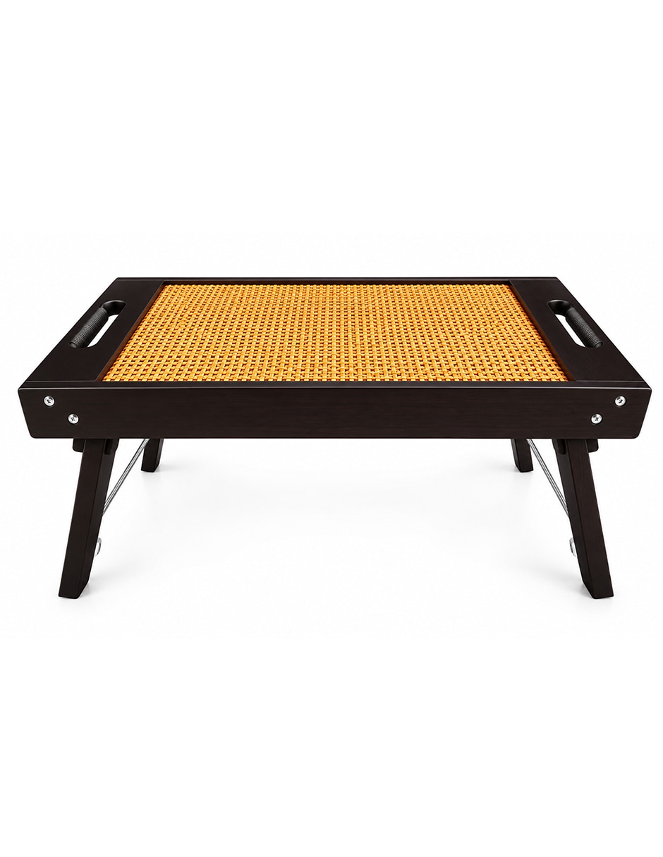 Charola de servicio mesa plegable para cama de madera Charola de servicio mesa plegable para cama de madera