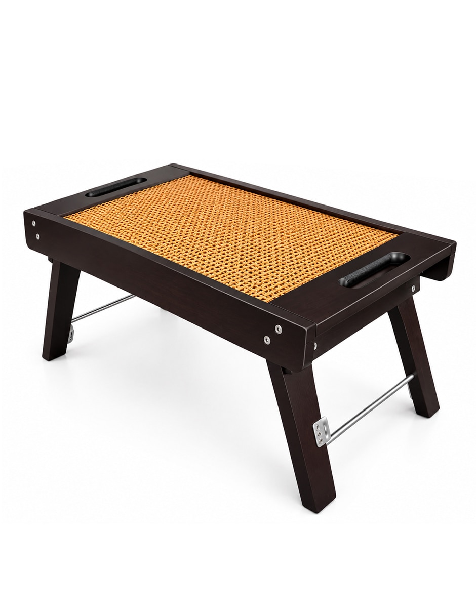 Charola de servicio mesa plegable para cama de madera 2