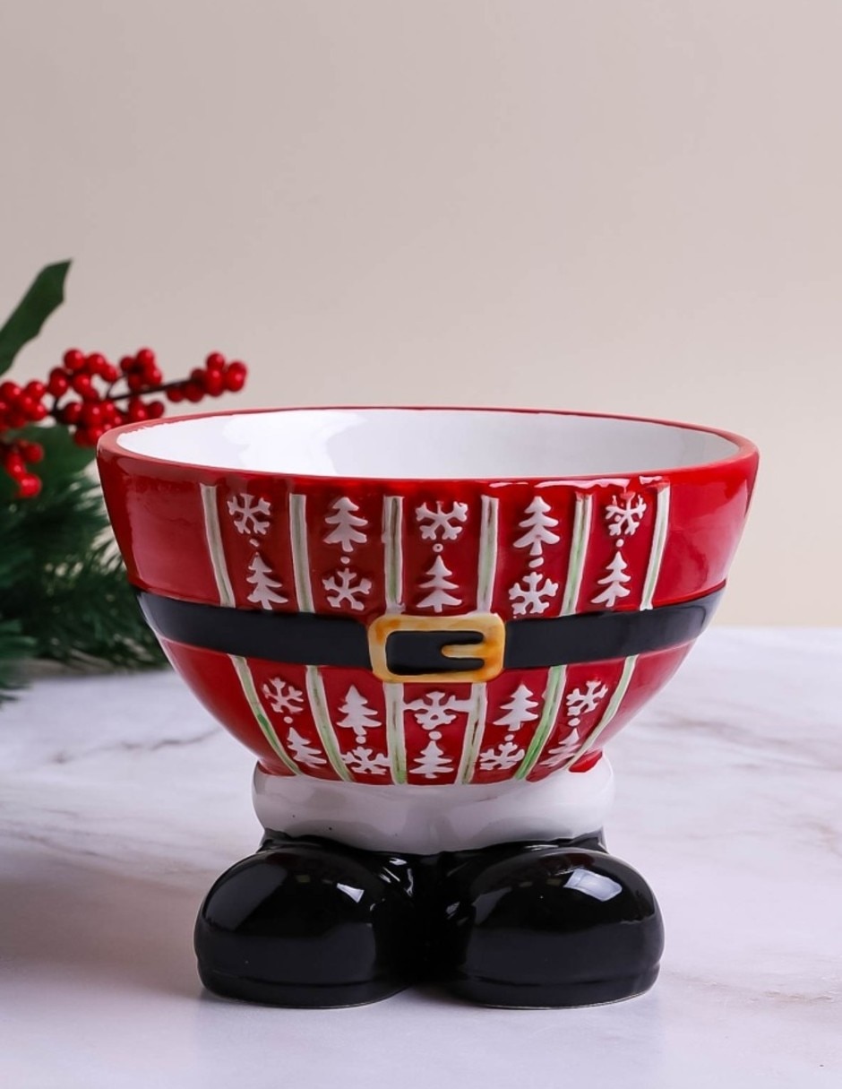 Bowl santa claus de cerámica 2