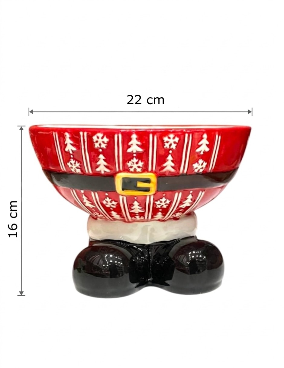 Bowl santa claus de cerámica 5