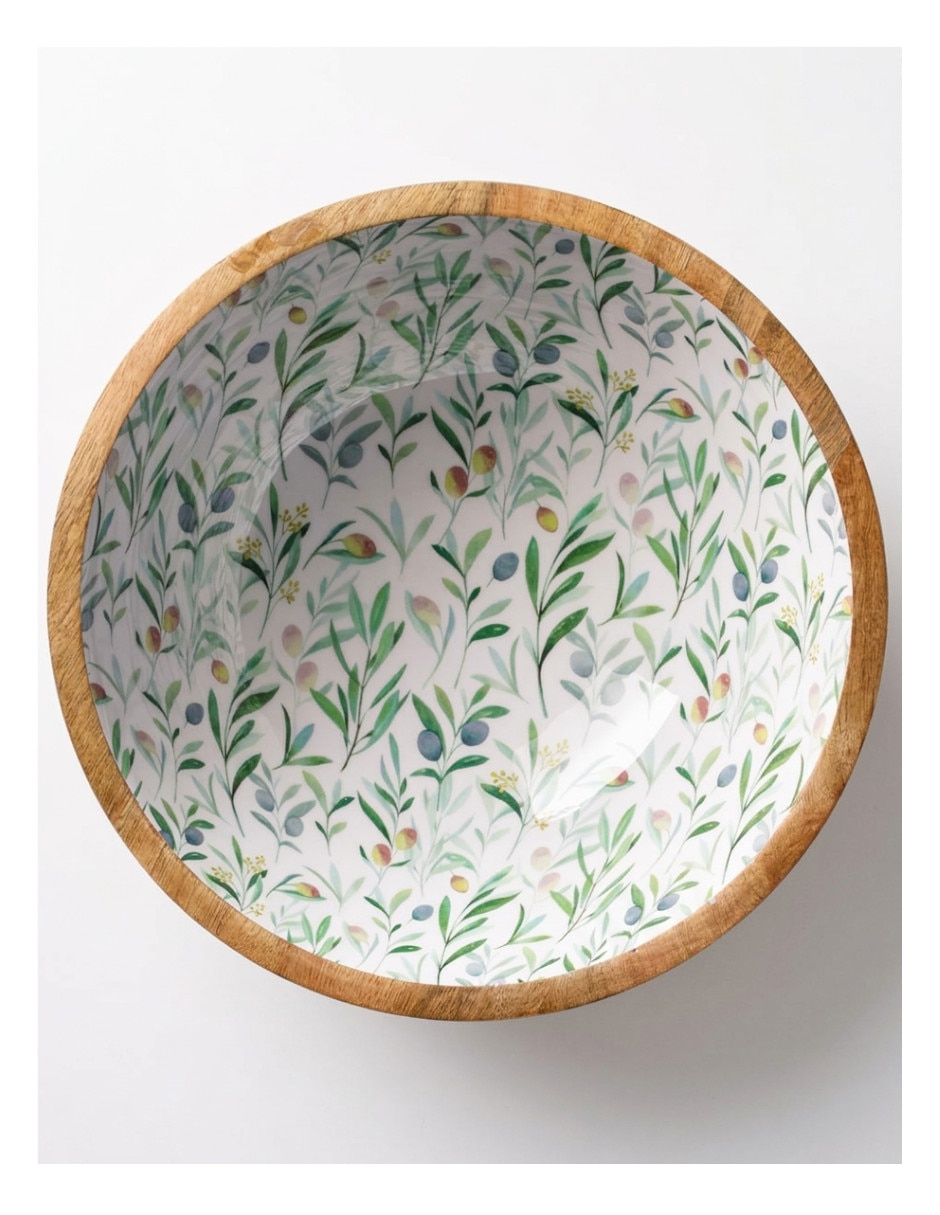 Bowl olive flor de madera 4