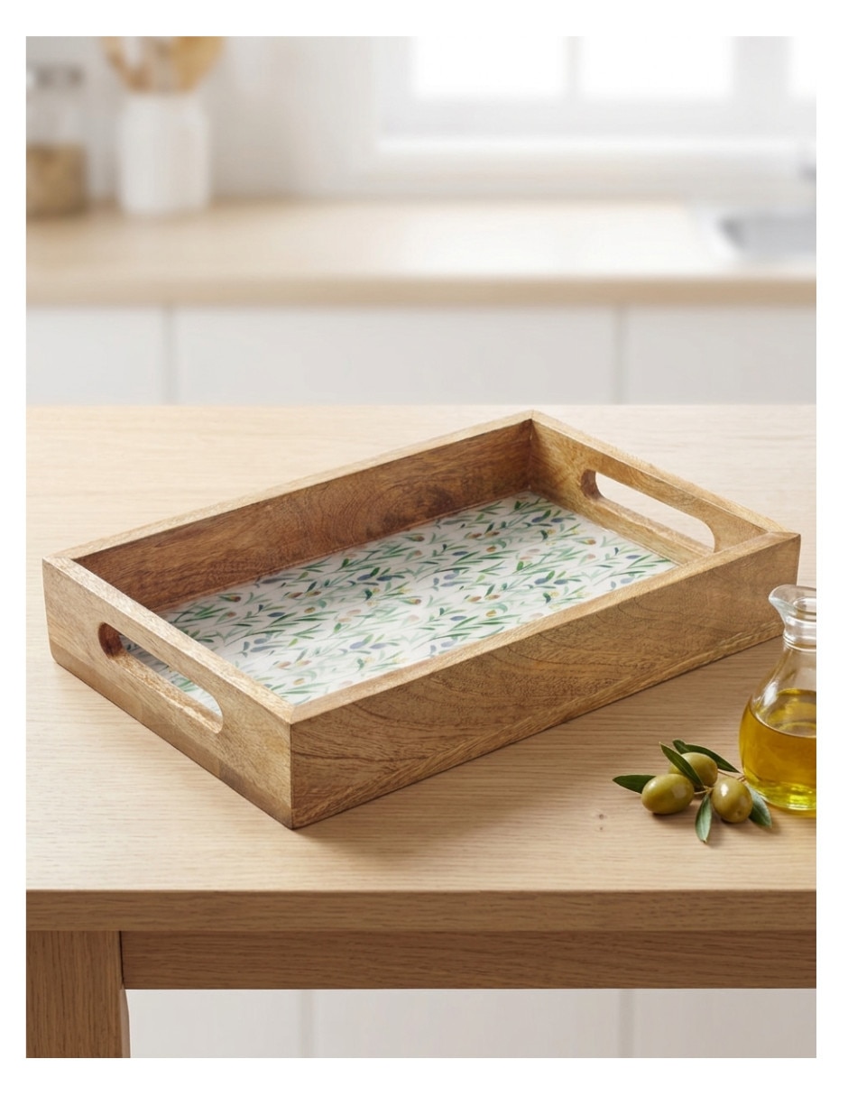 Bandeja de servicio de madera 3